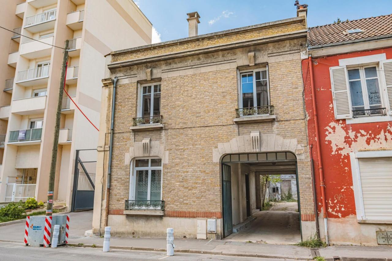 Moulins - Maison Cosy Au Coeur De Reims Exterior foto